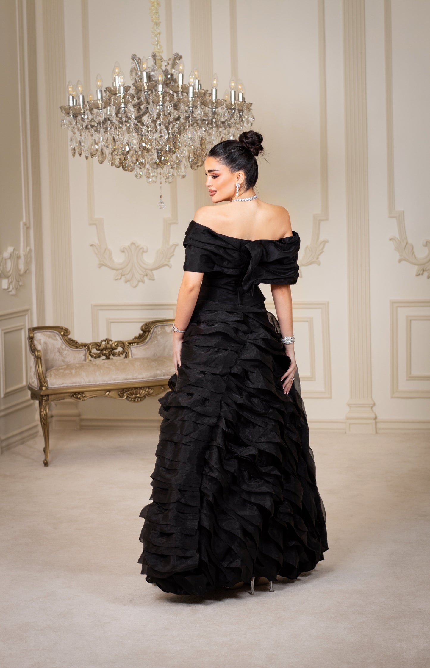 Little bride in black