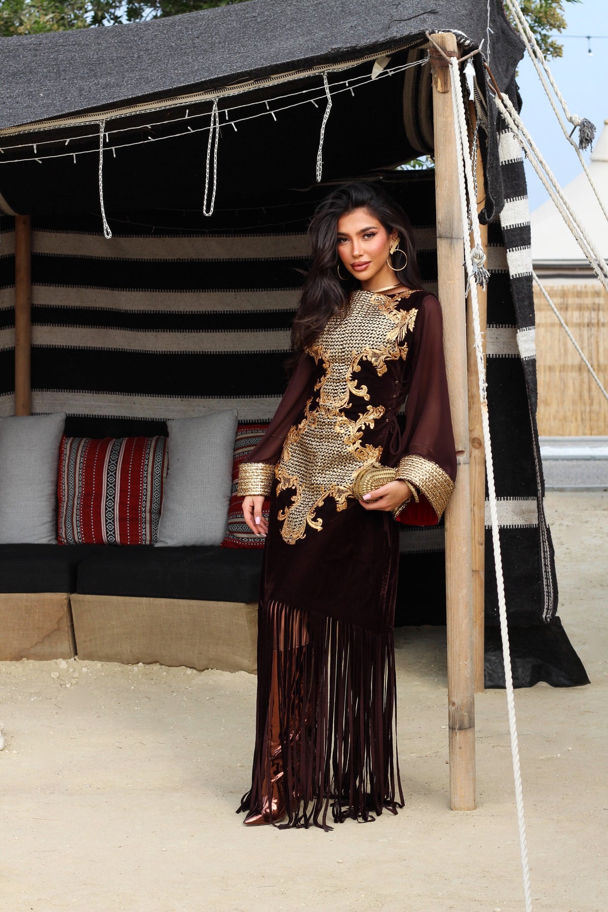 Brown velvet ramadan
