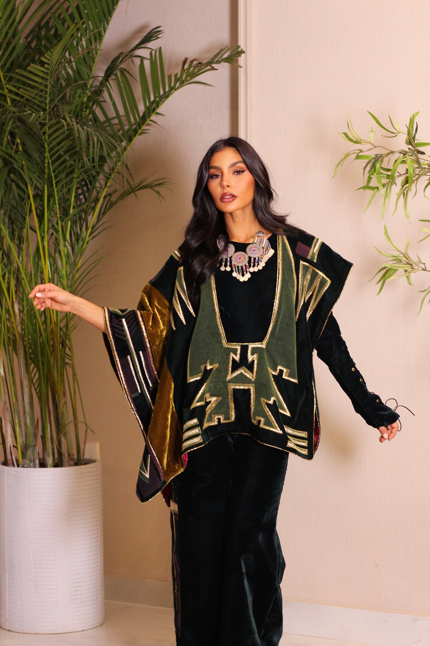 Silen jumpsuit in green