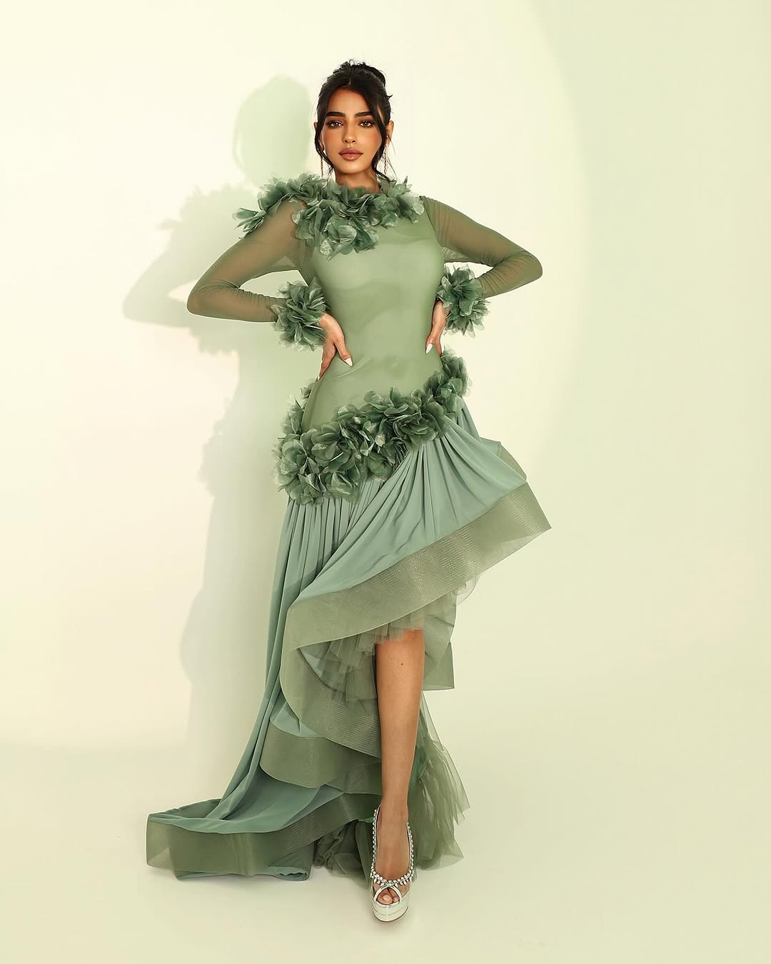 Matcha Flower Dress