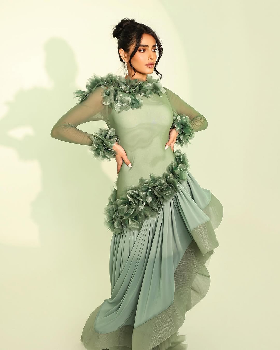 Matcha Flower Dress