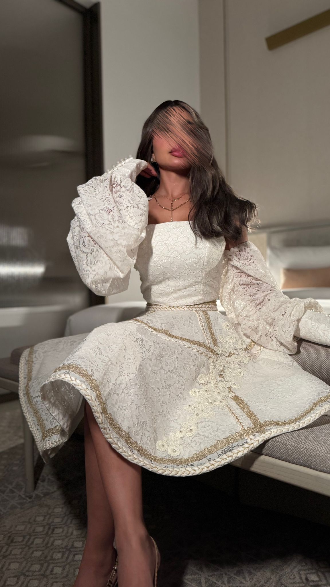 Offwhite Dalia set