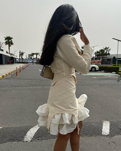 Joud Chanel in White
