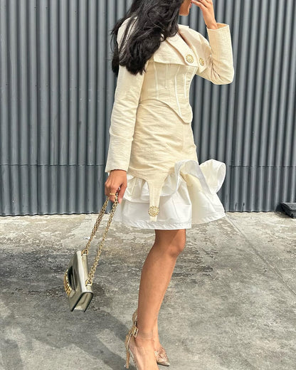 Joud Chanel in White