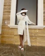 White pearls dress - Twiqs Fashion