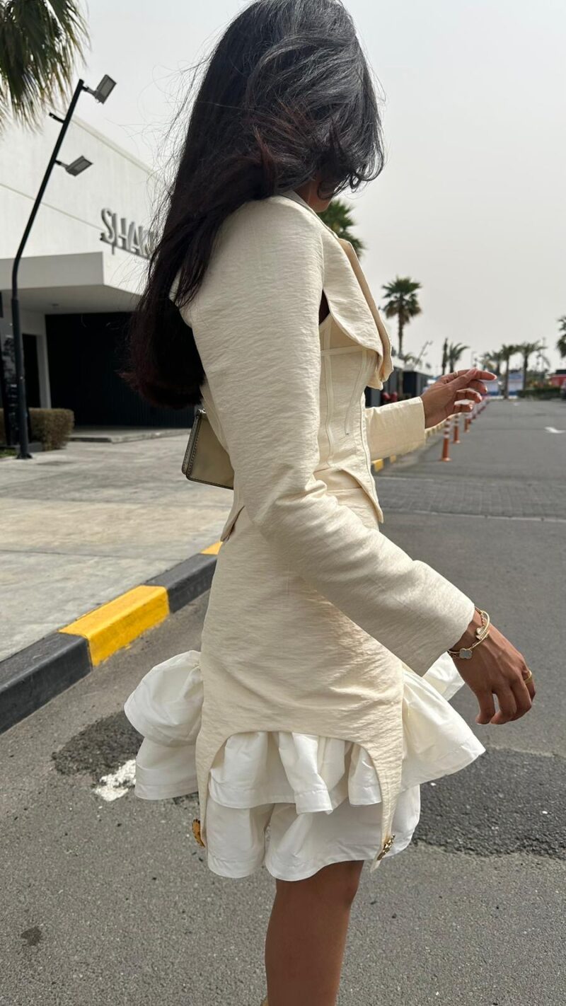 Joud chanel in white - Twiqs Fashion