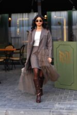 tulle blazer set - Twigs Fashion